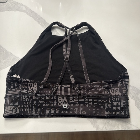 **SOLD ON MERCARI**Lululemon Energy Logo Sports Bra Size 10 - Picture 3 of 5